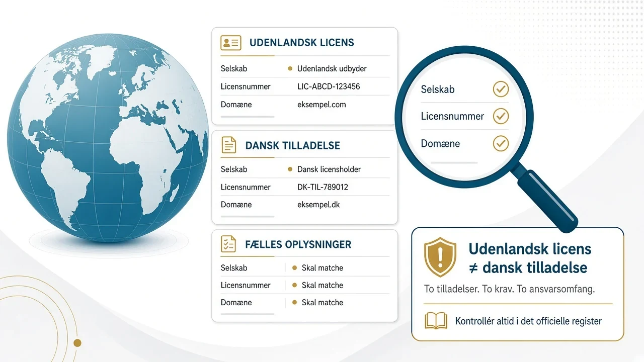 Internationale casinoer uden licens i Danmark